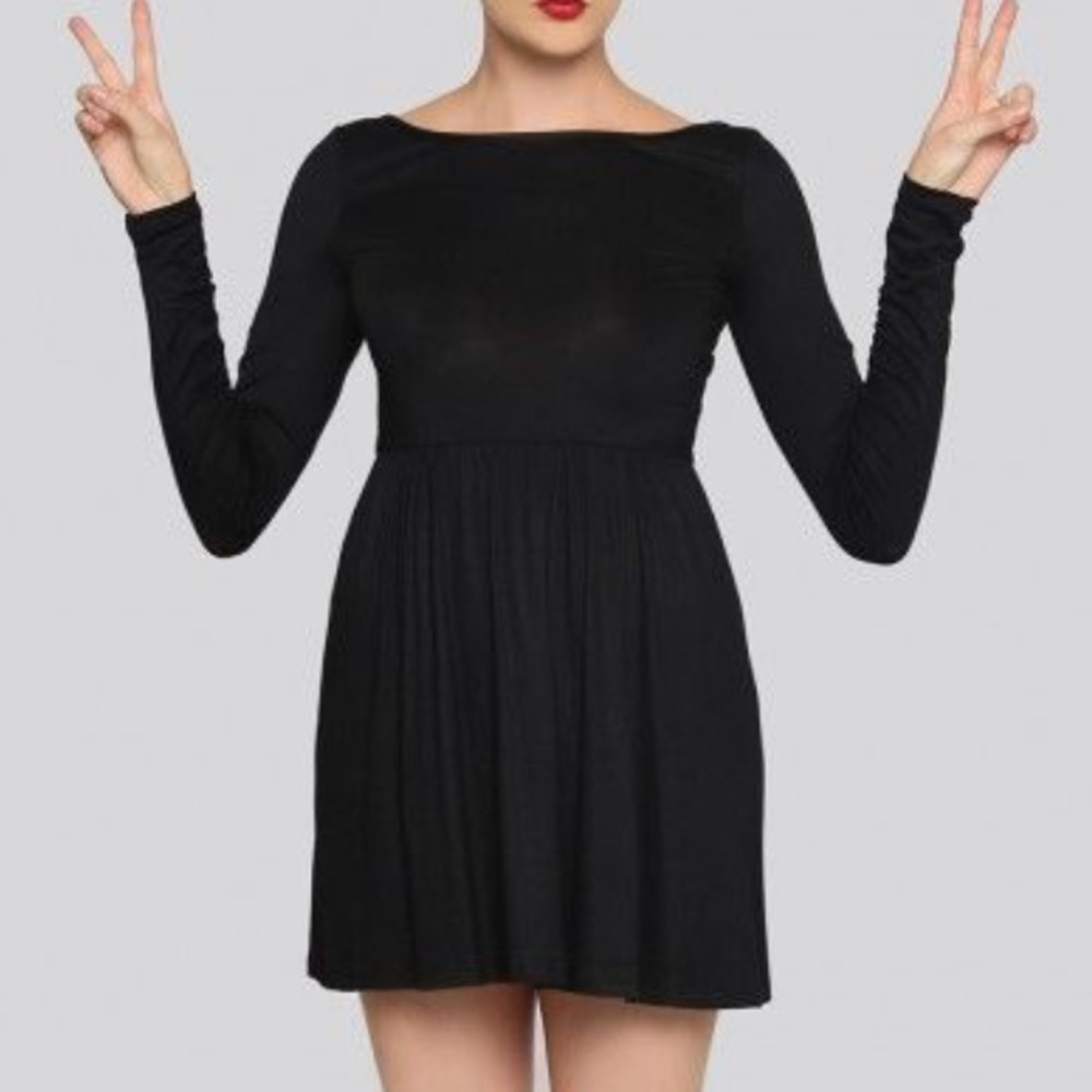 Gypsy Warrior black mini dress
